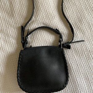 Black ALL SAINTS Leather Purse